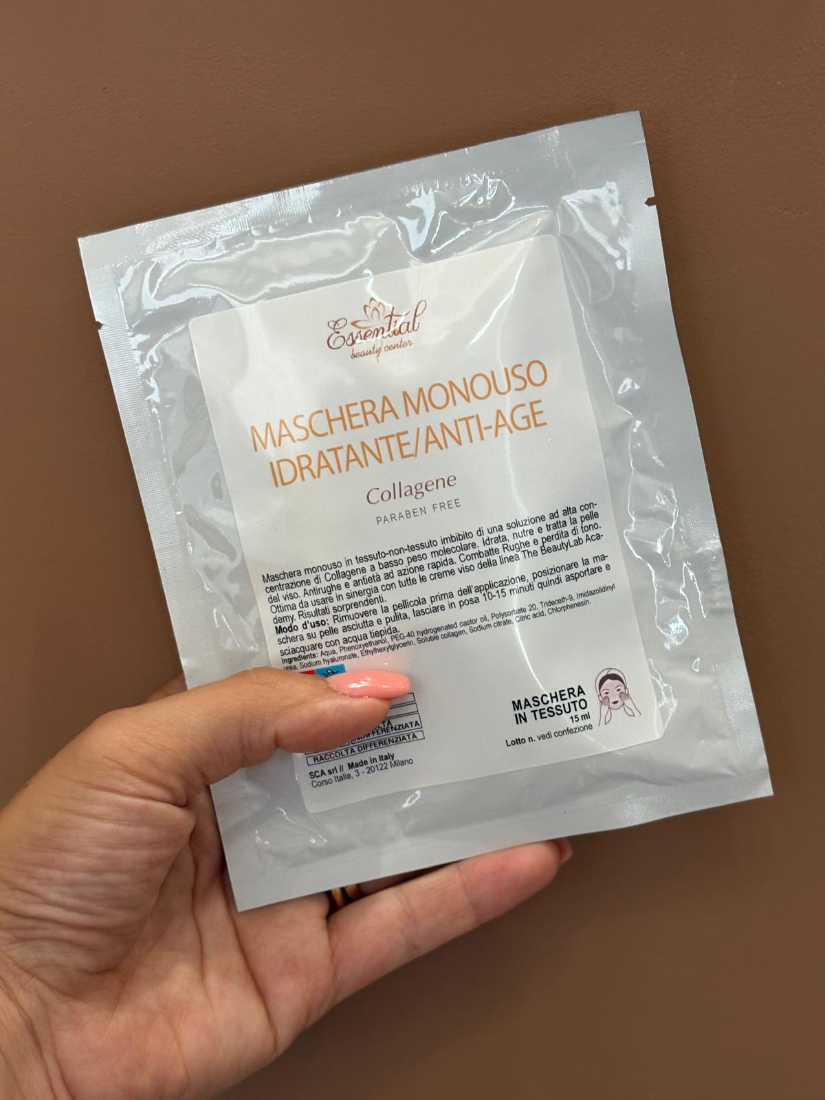 Maschera Monouso Idratante Anti-Age