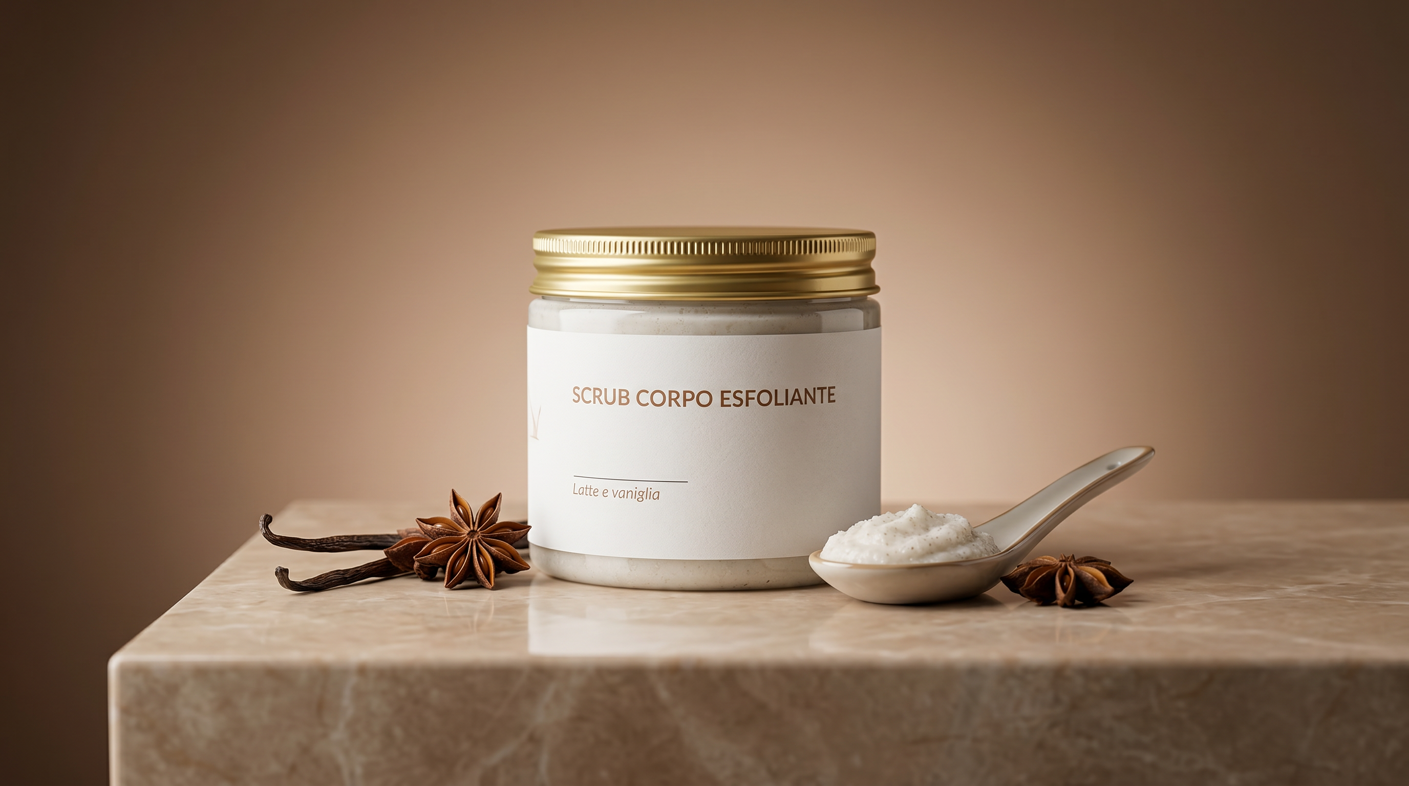 Scrub corpo esfoliante Latte e Vaniglia